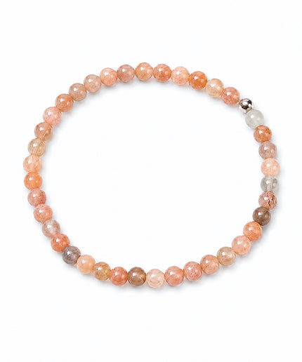 Mondstein Perlenarmband (4-8mm Perlen)