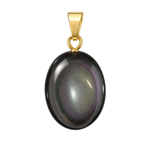 Obsidian Kettenanhänger