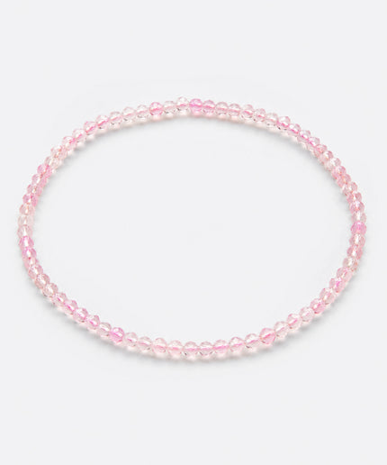 Rosenquarz Armband facettiert