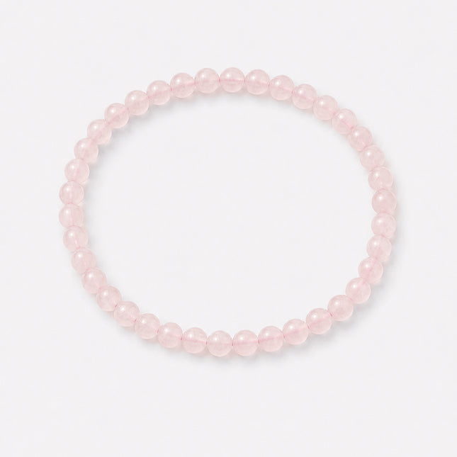 Rosenquarz Perlenarmband (4-6mm Perlen)