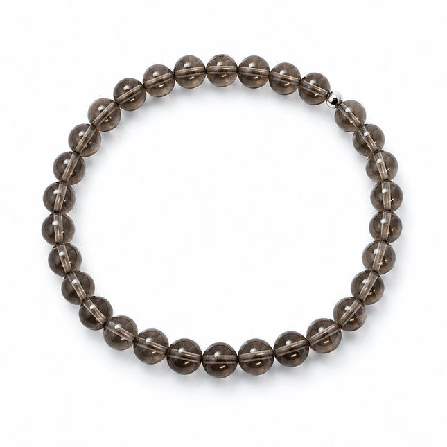 Rauchquarz Perlenarmband (4-6mm Perlen)