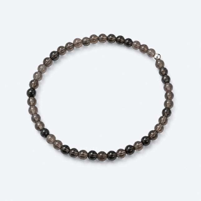 Rauchquarz Perlenarmband (4-6mm Perlen)