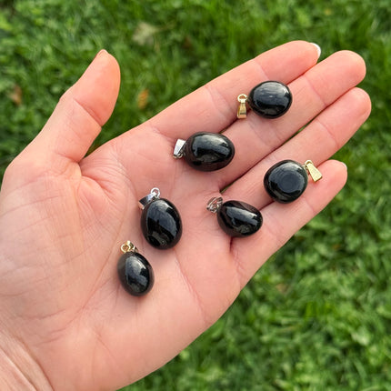 Obsidian (Regenbogenobsidian) Kettenanhänger