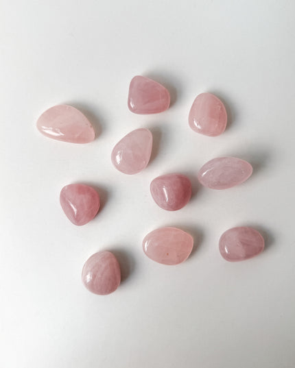 Rosenquarz Trommelstein (AA Qualität)