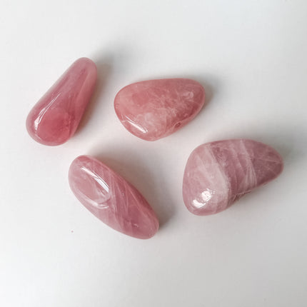 Rosenquarz Trommelstein (AA Qualität)