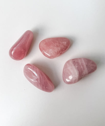 Rosenquarz Trommelstein (AA Qualität)