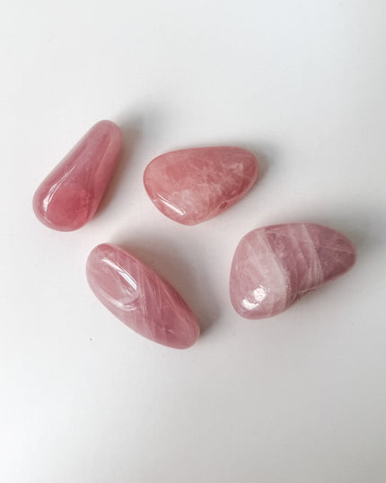 Rosenquarz Trommelstein (AA Qualität)