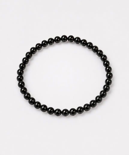 Turmalin Schörl - Perlenarmband (4-8mm Perlen)
