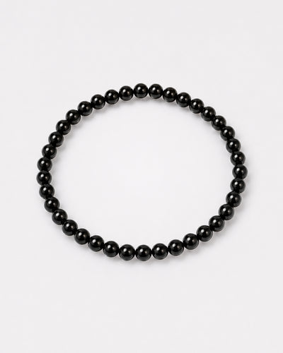 Turmalin Schörl - Perlenarmband (4-8mm Perlen)