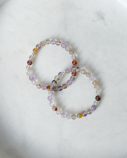 Super Seven Perlenarmband (6mm Perlen)