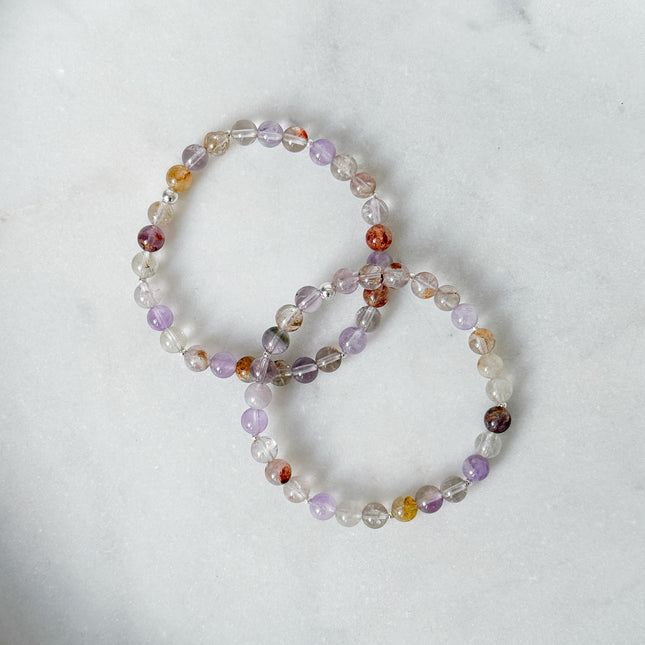 Super Seven Perlenarmband (6mm Perlen)