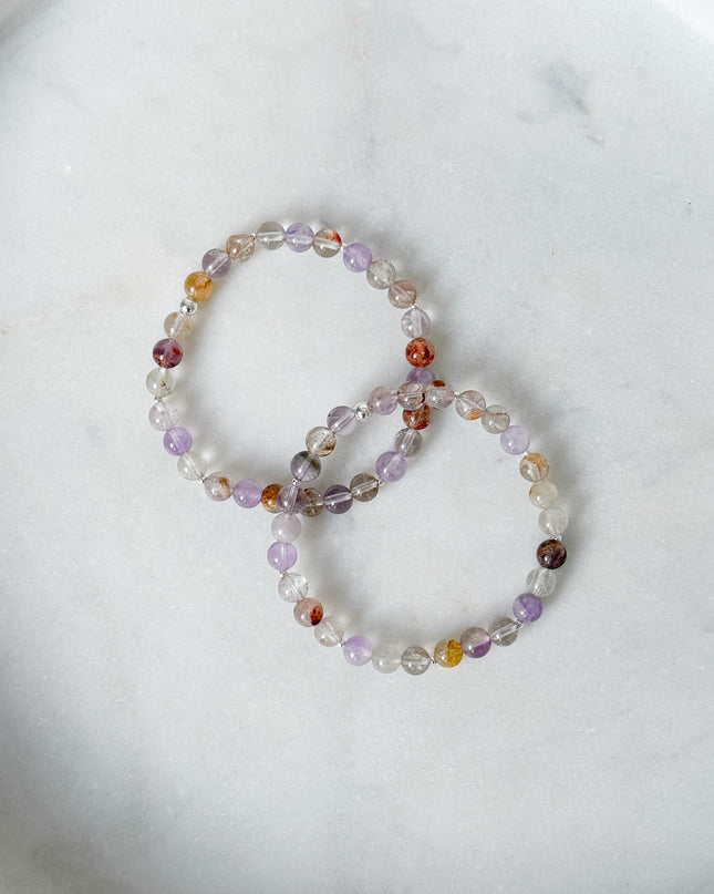 Super Seven Perlenarmband (6mm Perlen)