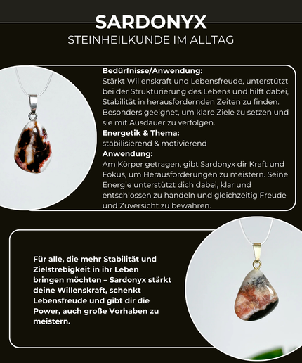 Sardonyx Trommelstein