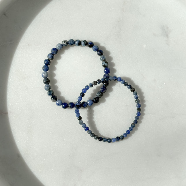 Sodalith Perlenarmband (4-6mm Perlen)