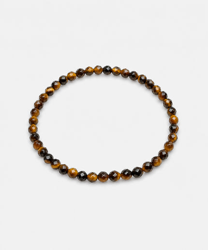 Tigerauge Armband facettiert