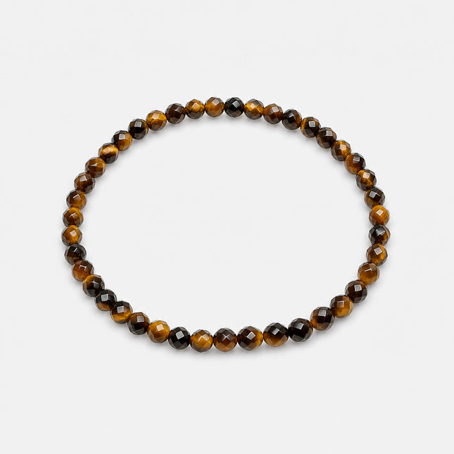 Tigerauge Armband facettiert