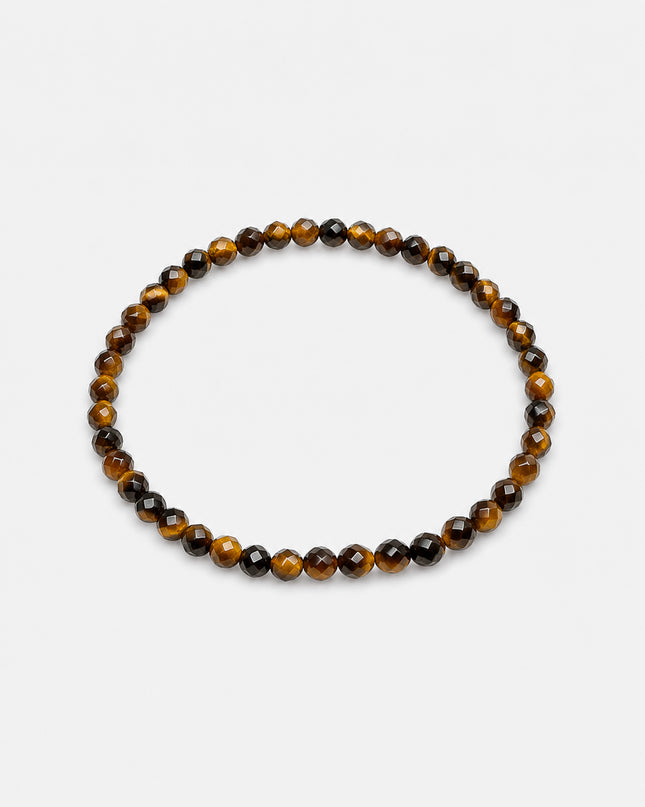 Tigerauge Armband facettiert