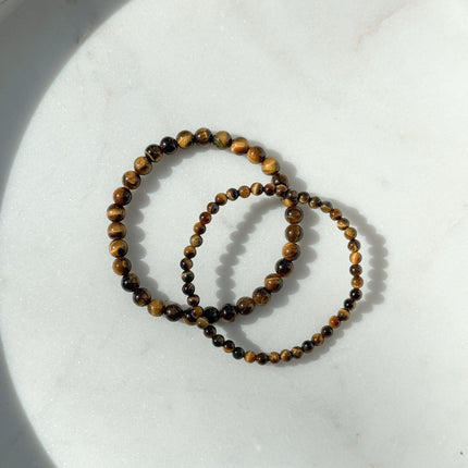 Tigerauge Perlenarmband (4-6mm Perlen)