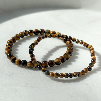 Tigerauge Perlenarmband (4-6mm Perlen)