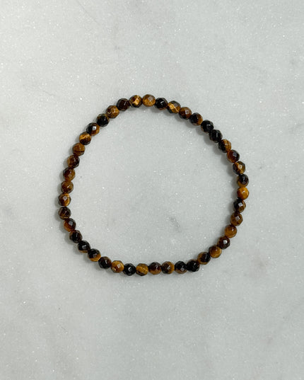 Tigerauge Armband facettiert
