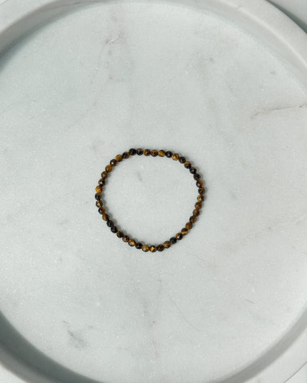Tigerauge Armband facettiert