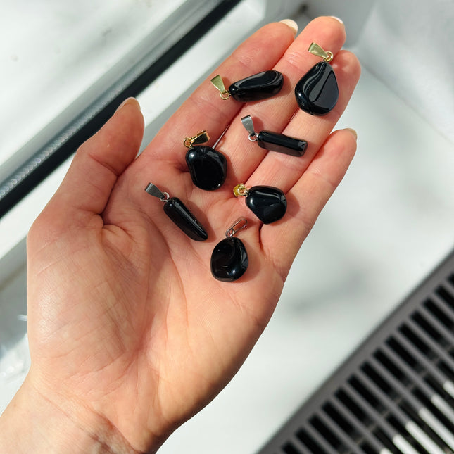 Turmalin Schörl Kettenanhänger