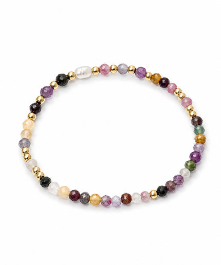 Turmalin Polychrom - Armband facettiert