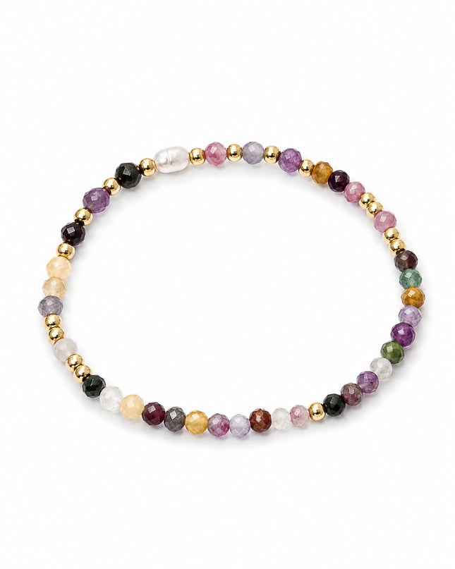 Turmalin Polychrom - Armband facettiert