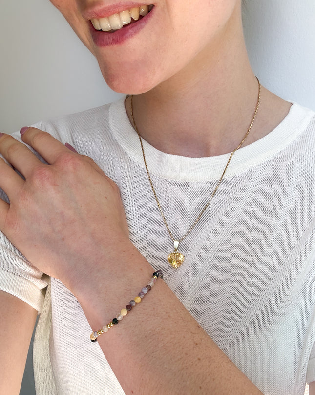 Turmalin Polychrom - Armband facettiert