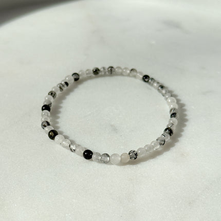 Turmalinquarz Perlenarmband