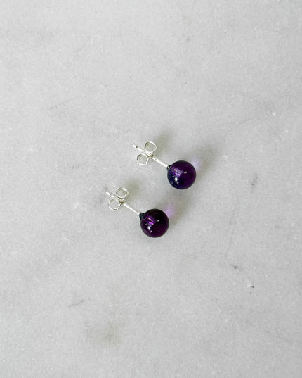 Amethyst Ohrstecker