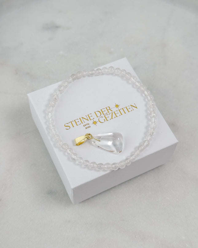 Bergkristall Schmuck-Set - Armband & Anhänger