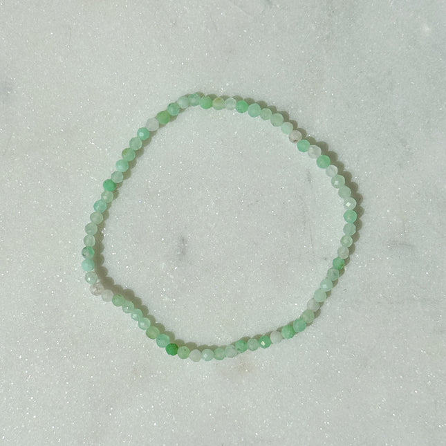 Chrysopras Armband facettiert