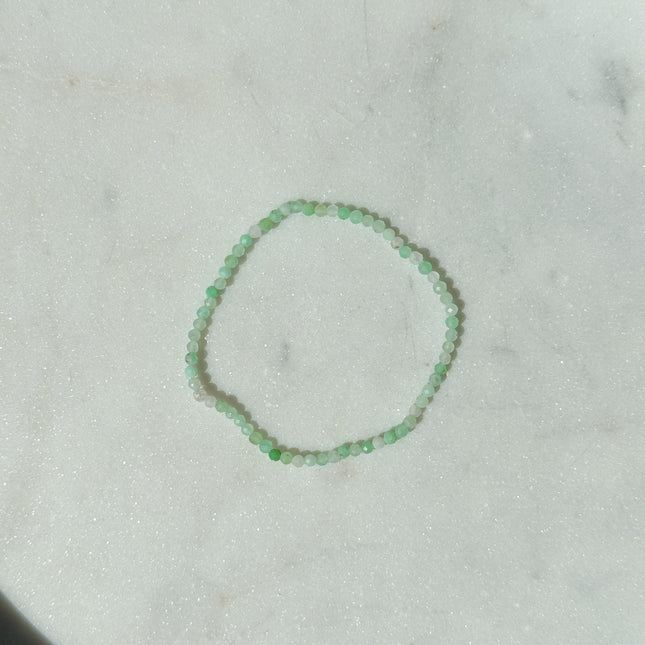 Chrysopras Armband facettiert