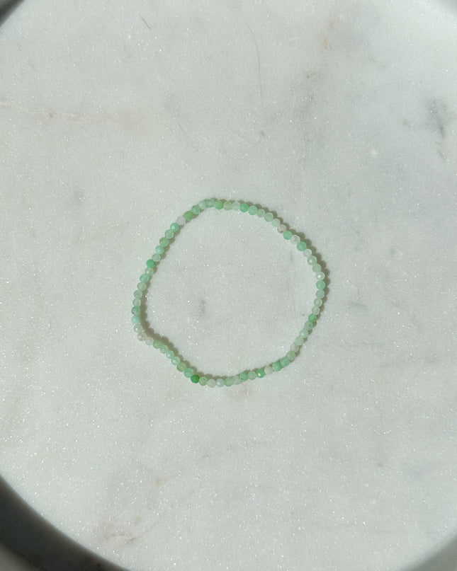 Chrysopras Armband facettiert