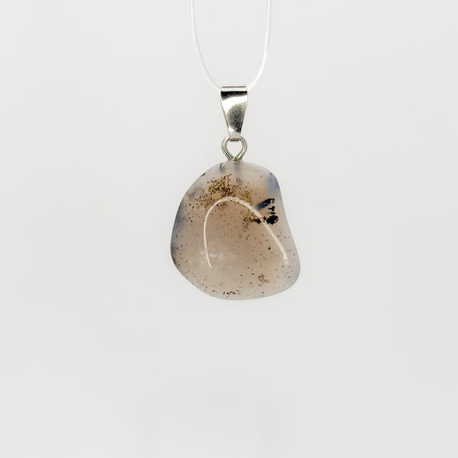 Dendritenachat Anhänger - 925 Silber