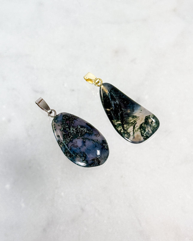 Moosachat Kettenanhänger