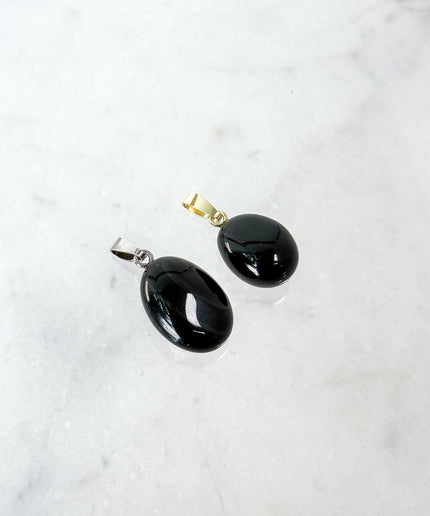 Obsidian (Regenbogenobsidian) Kettenanhänger