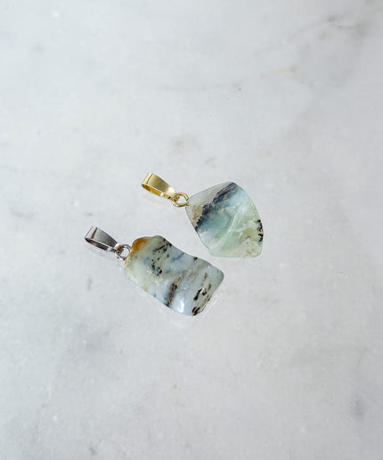 Chrysopal (Opal blau) Kettenanhänger