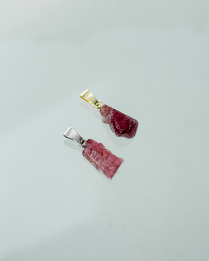 Roter Turmalin Kettenanhänger - Rubellit