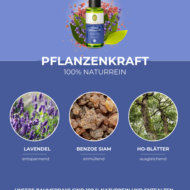 Ganz entspannt Raumspray BIO - Primavera