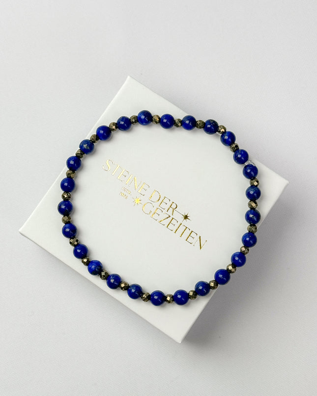 "Inner Truth" Lapis & Pyrit - Design Armband