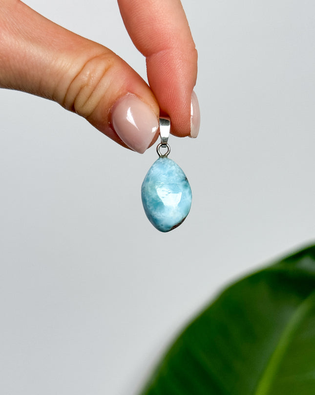 Larimar Anhänger - 925 Silber