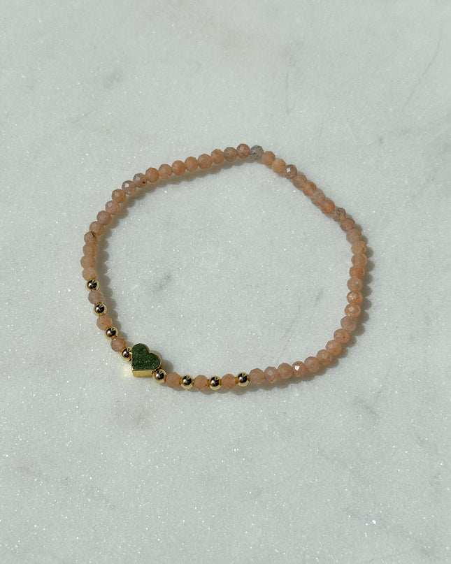 Mondstein Armband facettiert