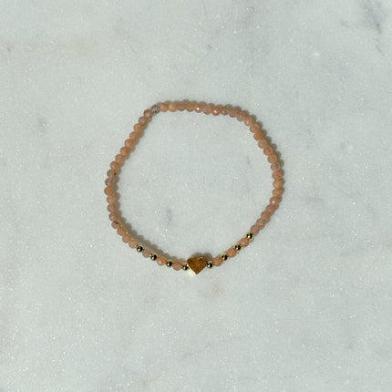 Mondstein Armband facettiert