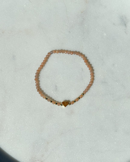 Mondstein Armband facettiert