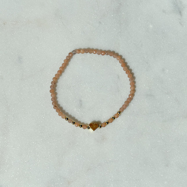 Mondstein Armband facettiert