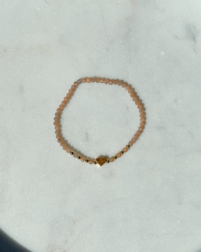 Mondstein Armband facettiert