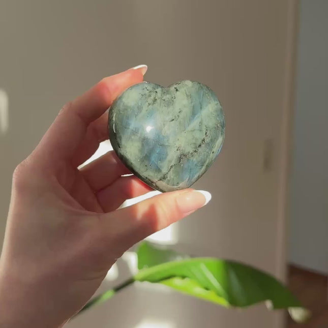 Labradorit Herz