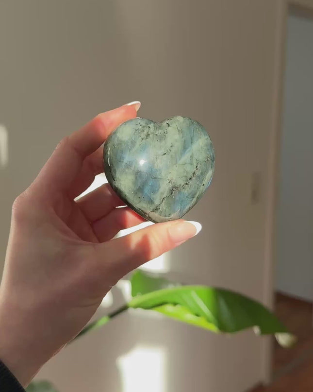 Labradorit Herz